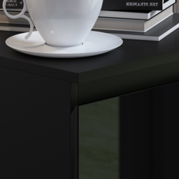 FWStyle Stora 4 Drawer Black Gloss Chest Of Drawers - Wilko - thumbnail 5