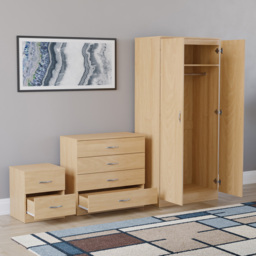 VIDA DESIGNS Riano Pine 3 Piece Bedroom Furniture Set - Wilko - thumbnail 5