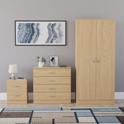 VIDA DESIGNS Riano Pine 3 Piece Bedroom Furniture Set - Wilko - thumbnail 3