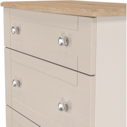 Crowndale Sussex 3 Drawer Kashmir Ash and Bardolino Oak Deep Chest of Drawers Ready Assembled - Kashmir Ash & Bardolino Oak - Wilko - thumbnail 7