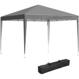 Outsunny 3 x 3m Grey Pop Up Gazebo - Size: 119 x 20 x 20cm - Wilko - thumbnail 3
