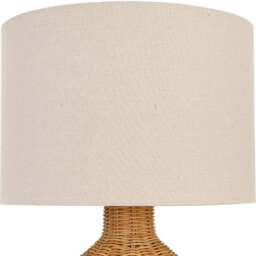 Corsica Brown Rattan Table Lamp - Size: 32 x 49 x 32 - Wilko - thumbnail 5