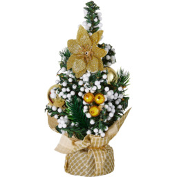 Living and Home 3 Piece Freestanding Tabletop Artificial Christmas Tree - Size: 20 x 12 x 12cm - Multi - Wilko - thumbnail 6