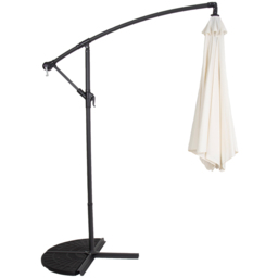 Charles Bentley Cream Hanging Cantilever Parasol 3m - Wilko - thumbnail 6
