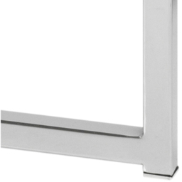 Florence Cross Round Glass Top Metal Side Table - Silver - Furniture To Go - Wilko - thumbnail 7