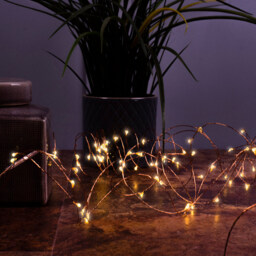 St Helens Battery Copper Wire Lights 20m - White - Wilko - thumbnail 5