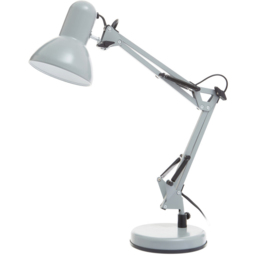 Premier Housewares Studio Matte Grey Metal Lamp - Size: 17 x 21 x 60cm - Wilko - thumbnail 3