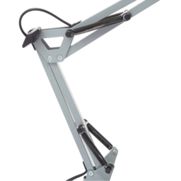 Premier Housewares Studio Matte Grey Metal Lamp - Size: 17 x 21 x 60cm - Wilko - thumbnail 6