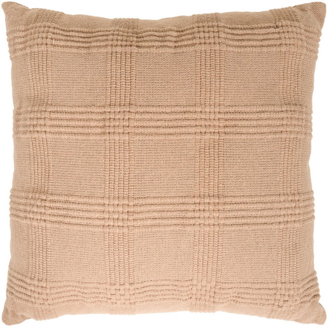 Ashworth Textured Cushion Mocha - Wilko - image 1