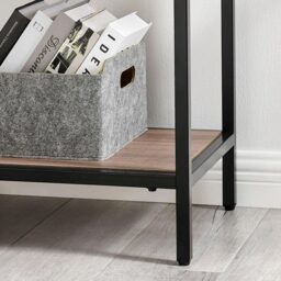 Furniture Box Kelton Black and Wood Box Shelf Unit - Size: 34 x 90 x 170cm - Furniturebox - Wilko - thumbnail 7
