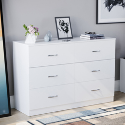 Vida Designs Riano White 3 Piece Bedroom Furniture Set - Wilko - thumbnail 4