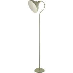 Lighting Collection Luna Linen Natural Tapered Shade - Size: 166 x 31 x 41cm - Green - Wilko