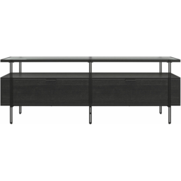 Dorel Wainwright Black Oak TV Stand - Size: 49 x 138 x 39cm - Wilko - thumbnail 4