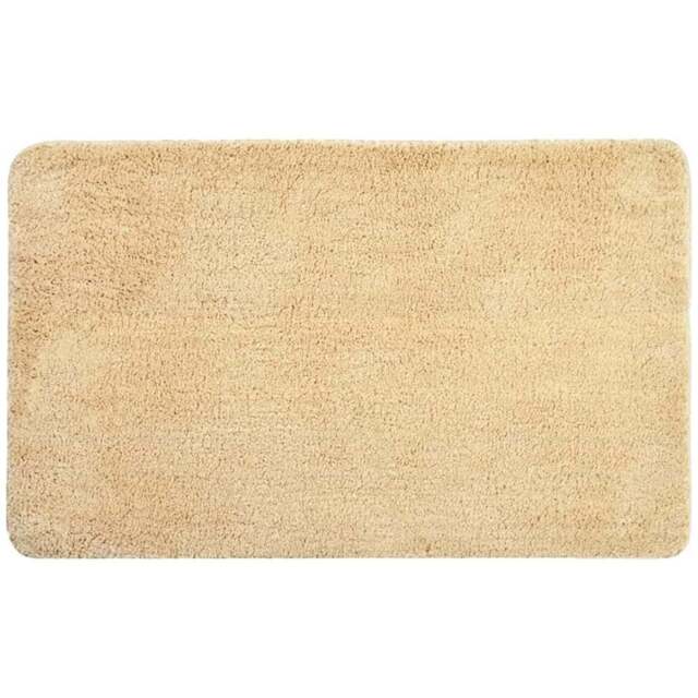 Allure Bath Fashions Stone Microfibre Luxury Non-Slip Bath Mat 50 x 80cm - Brown - Wilko - image 1