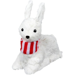 Shatchi Snow Lying Deer Figurine - White - Wilko - thumbnail 1