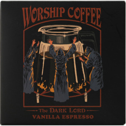 Steve Rhodes Worship Coffee Vanilla Espresso Scented Candle with Black Mug - Size: 12 x 11.5 x 11.5cm - Wilko - thumbnail 3