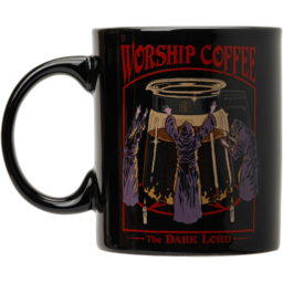 Steve Rhodes Worship Coffee Vanilla Espresso Scented Candle with Black Mug - Size: 12 x 11.5 x 11.5cm - Wilko - thumbnail 4
