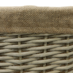JVL Willow Antique Wash Log Basket with Rope Handles 46 x 57 x 47cm - Size: 57 x 47 x 46cm - Multi - JVL Homewares - Wilko - thumbnail 7