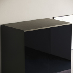 VIDA DESIGNS Hulio 2 Door Black Wardrobe - Wilko - thumbnail 4