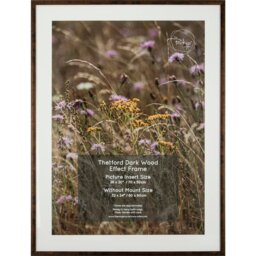 Thetford Dark Wood Effect Frame Brown 32 x 24in - Wilko