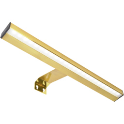 ValueLights Ryle Gold Rechargeable Easy Fit Wall Light - Size: 4 x 40 x 2cm - Wilko