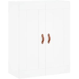 vidaXL 2 Door White Wall Mounted Cabinet - Size: 90 x 69.5 x 34cm - Wilko - thumbnail 3