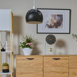 ValueLights Mini Arco Gloss Black Metal Pendant Shade - Size: 14.7 x 20 x 20cm - Wilko - thumbnail 7