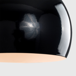 ValueLights Mini Arco Gloss Black Metal Pendant Shade - Size: 14.7 x 20 x 20cm - Wilko - thumbnail 6