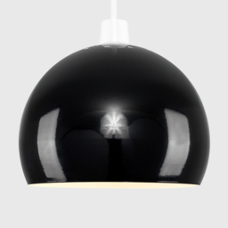 ValueLights Mini Arco Gloss Black Metal Pendant Shade - Size: 14.7 x 20 x 20cm - Wilko - thumbnail 5