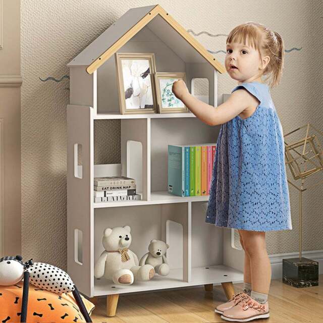 Tommy Toys 5 Shelf White Toy Storage and Bookshelf - Wilko - image 1