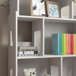 Tommy Toys 5 Shelf White Toy Storage and Bookshelf - Wilko - thumbnail 4