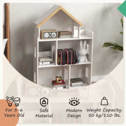 Tommy Toys 5 Shelf White Toy Storage and Bookshelf - Wilko - thumbnail 7