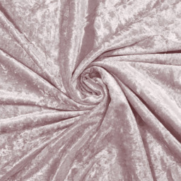 Intimates Blush Pink Plain Crushed Velvet Curtains 117X137cm - Size: W 117 x D 137cm - Wilko - thumbnail 4