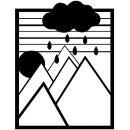 Decortie Black Minimalist Metal Modern Dreamer Wall Art - Size: 49 x 38 x 0.3cm - Wilko