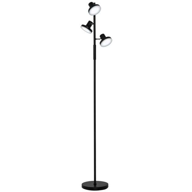 Costway 3 Way Adjustable LED Light Freestanding Tree Lamp - Size: 62 x 36 x 27cm - Black - Wilko - image 1