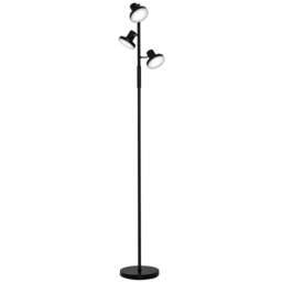 Costway 3 Way Adjustable LED Light Freestanding Tree Lamp - Size: 62 x 36 x 27cm - Black - Wilko