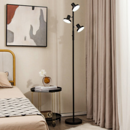 Costway 3 Way Adjustable LED Light Freestanding Tree Lamp - Size: 62 x 36 x 27cm - Black - Wilko - thumbnail 3