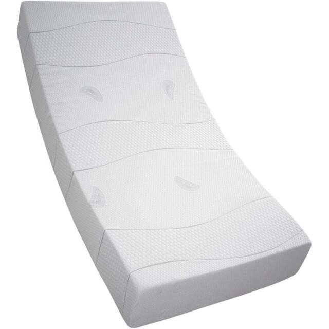 Sareer Matrah Diamond 6 + 2 Single Memory Foam Mattress - White - Wilko - image 1