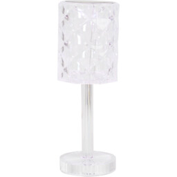 Crystal Effect Rechargeable Touch Lamp - Wilko - thumbnail 3