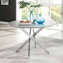 Furniturebox Arona Kensington 4 Seater Round Dining Set Black - Wilko - thumbnail 3