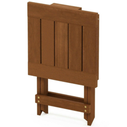 Walplus Tioman Natural Hardwood Adirondack Folding Table - Size: 34.8 x 42.67 x 35.81cm - Brown - Wilko - thumbnail 7