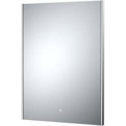 nuie Ambient LED Touch Sensor Mirror 800 x 600mm - Size: 800 x 600 x 33mm - Silver - Wilko