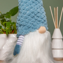 Samuel Alexander Blue Knitted Hat Sitting Gonk 53cm - Size: 53 x 15 x 15cm - Wilko - thumbnail 6