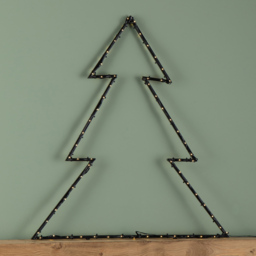 Samuel Alexander 124 Warm White LED Dewdrop Metal Christmas Tree with Stake - Size: 80 x 73 x 1cm - Black - Wilko - thumbnail 5