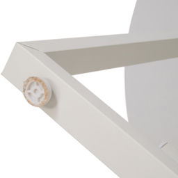 Living and Home 4 Seater White Round Dining Table with Storage Shelf - Wilko - thumbnail 7