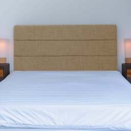 Bedmaster Single Cream Linen Milan Lined Headboard - Wilko - thumbnail 1