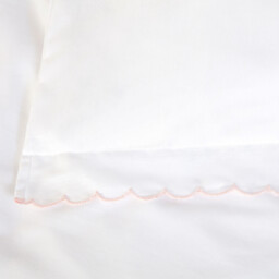 Scallop Edge Duvet Set Blush Superking - Size: Super King - Wilko - thumbnail 3