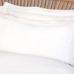 Scallop Edge Duvet Set Blush Superking - Size: Super King - Wilko - thumbnail 4