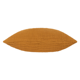 Yard Lark Cumin Muslin Cotton Cushion - Size: 45 x 45 cm - Orange - Yard Living - Wilko - thumbnail 5