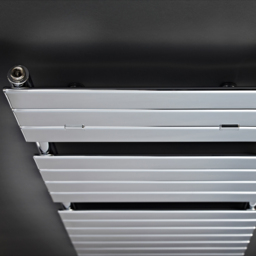 nuie Chrome Flat Panel Heated Towel Rail 1213 x 500mm - Size: 12.13 x 5 x 0.45cm - Silver - Wilko - thumbnail 3